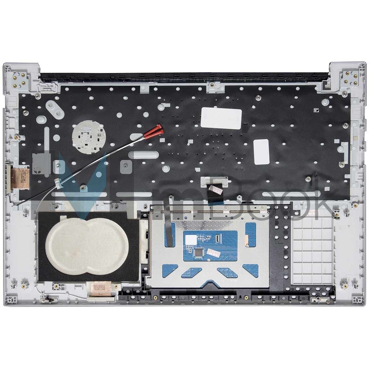 Teclado pra Samsung compatível com PN BA68-12770A c/ Restpad, 