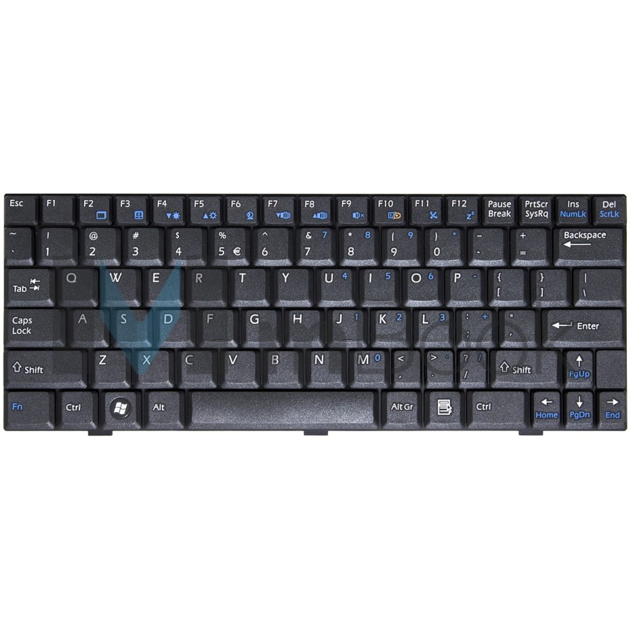 Teclado para Positivo Mobo Black 3G 3030 US