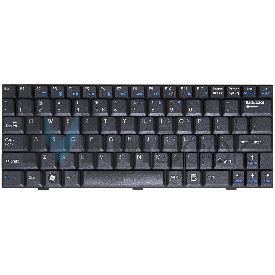 Teclado para Positivo Mobo Black 3G 3070 US