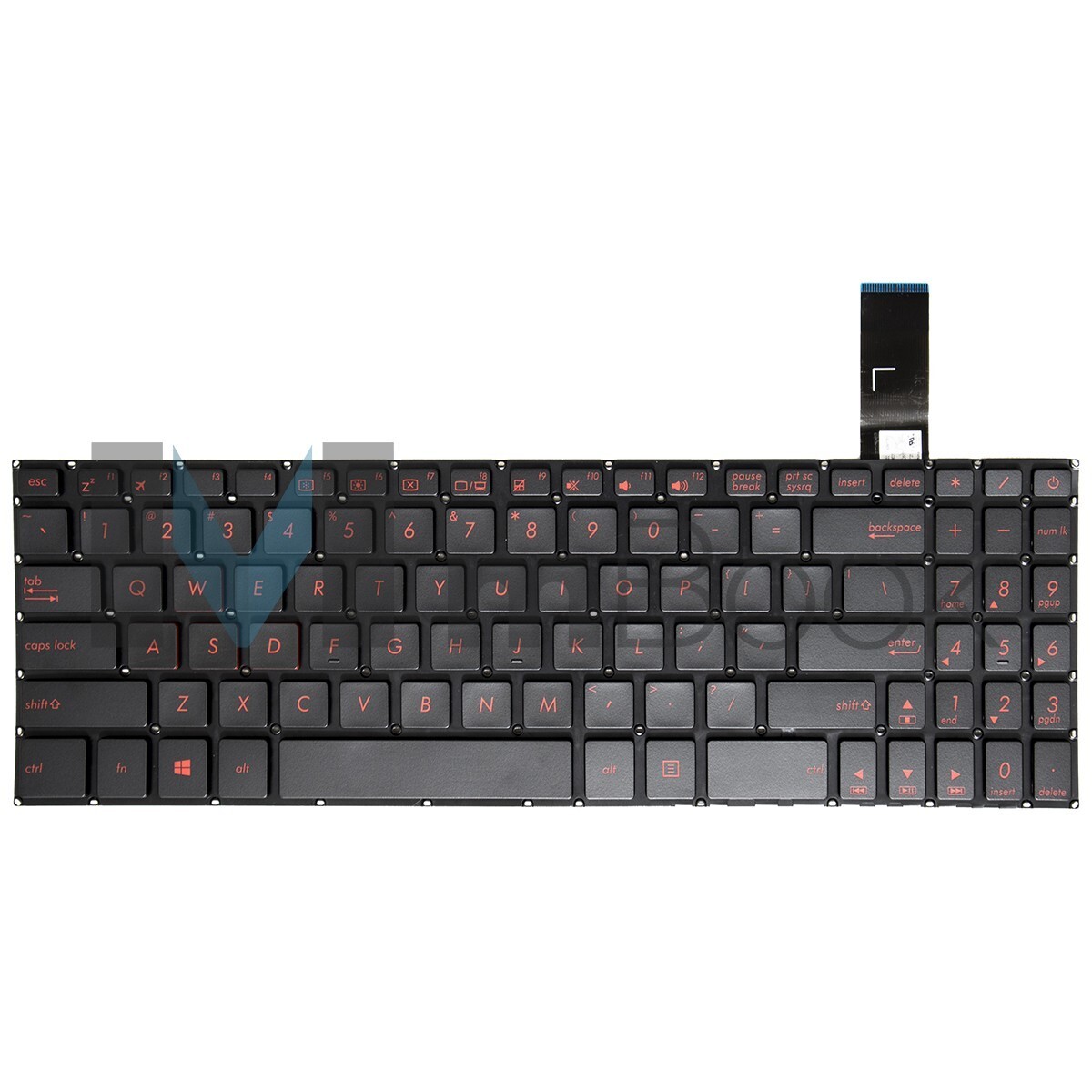 Teclado para Asus compatível com PN ASM178B13US99202 US, 