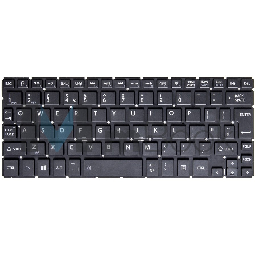 Teclado para Toshiba Satellite Cl15t-b1204 layout UK