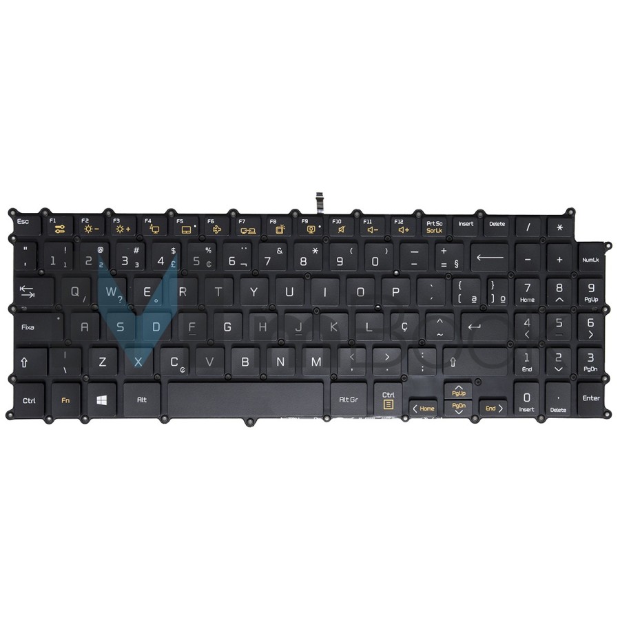 Teclado para LG 15z980 Preto ABNT BR com Ç