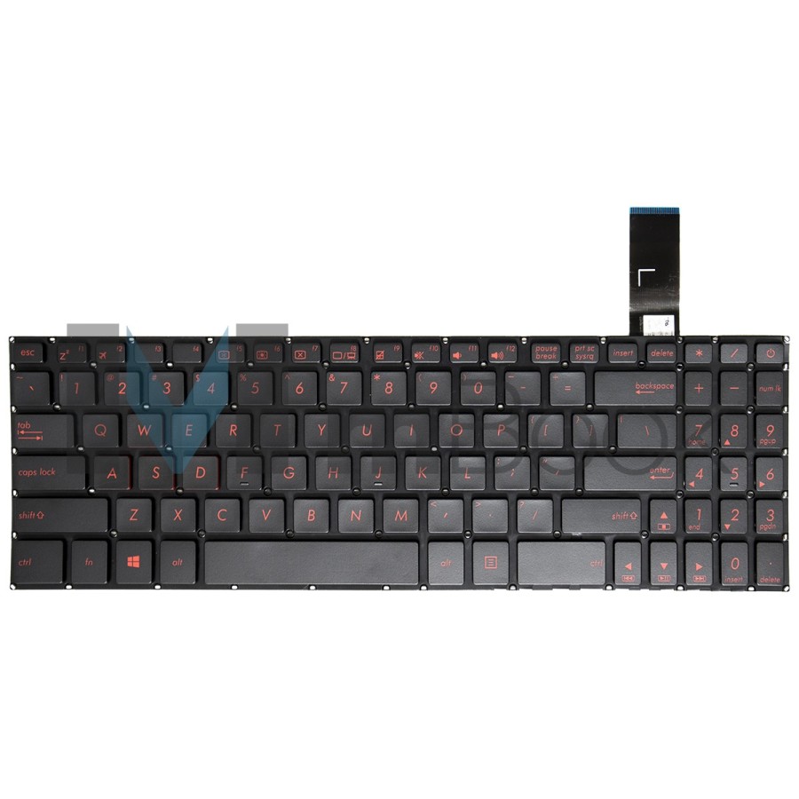 Teclado para Asus compatível com PN 0KNB0-5103US00 US