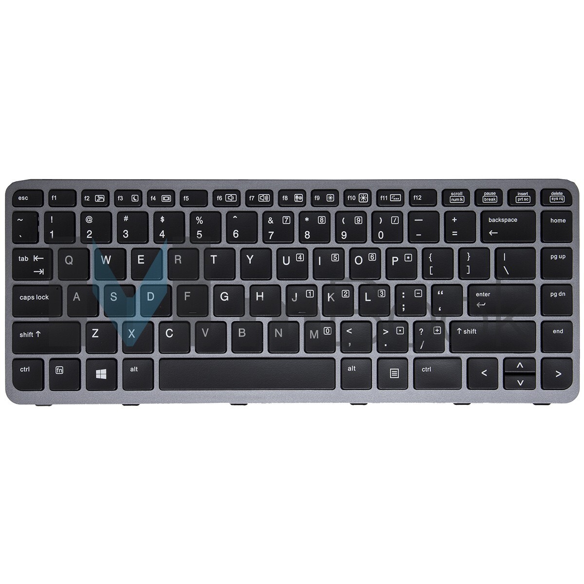 Teclado pra Hp Compatível Com Pn Mp-13a13usj442 US com LED, 