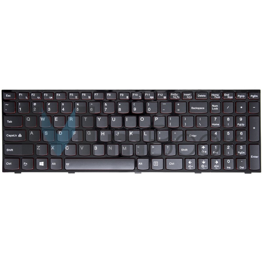 Teclado para Lenovo compatível com PN 9Z.N5SBC.401 Layout US