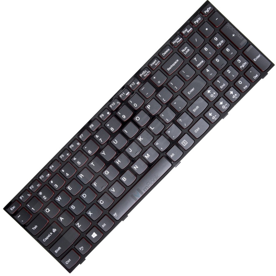 Teclado para Lenovo compatível com PN PK130RR3A00 Layout US