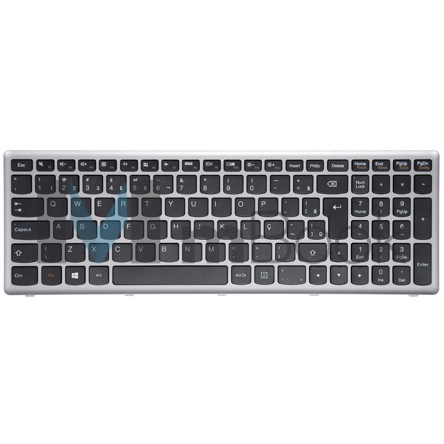 Teclado para Lenovo compatível com PN 25-206237, 