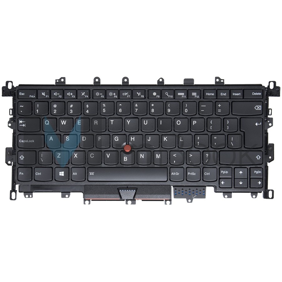 Teclado Para Lenovo Compatível Com Fru 01aw952, 