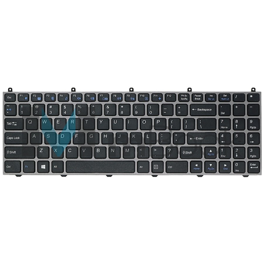 Teclado para Avell compatível com PN 6-80-w6500-013-1, 