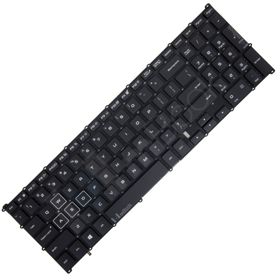 Teclado para Samsung compatível com 9z.narbn.c01 Layout US