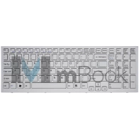 Teclado Para Sony Branco Pcg-71312l Pcg-71313l Moldura Us Teclado Para Sony Branco Pcg-71312l Pcg-71313l Moldura Us