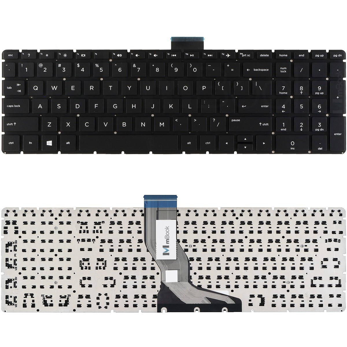 Teclado para HP 250 G6 , 255 G6 , 256 G6 , 258 G6 US Teclado para HP 250 G6 , 255 G6 , 256 G6 , 258 G6 US