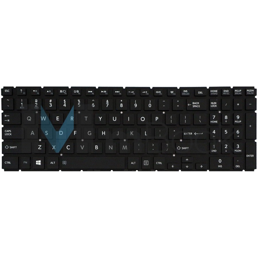 Teclado para Toshiba Satellite L50-bst2nx2 L50-bst2nx3 US