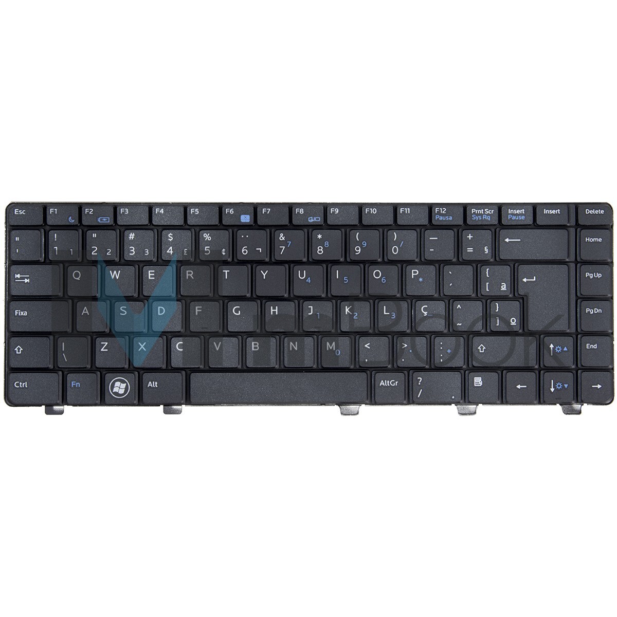 Teclado Dell Vostro compatível com Cn-02hvpn 02hvpn, 