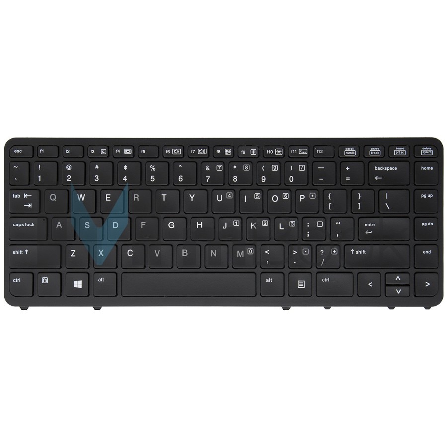 Teclado p/ HP compatível c/ PN 9Z.N9JBV.201 Layout US c/ LED