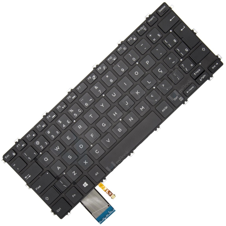 Teclado para Dell inspiron 5481 BR com LED