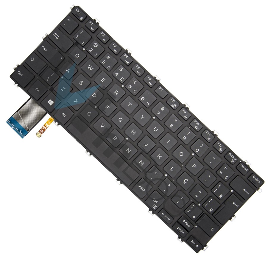 Teclado para Dell vostro 3480 BR com LED