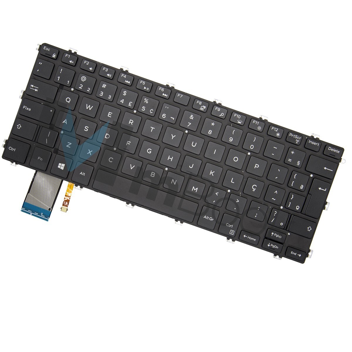 Teclado para Dell Latitude 3400 versão 2019 Latitude 3310, 