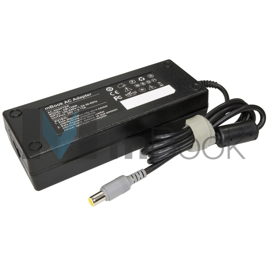 Fonte Carregador para Lenovo Thinkpad T520 20v 6.75a 135w