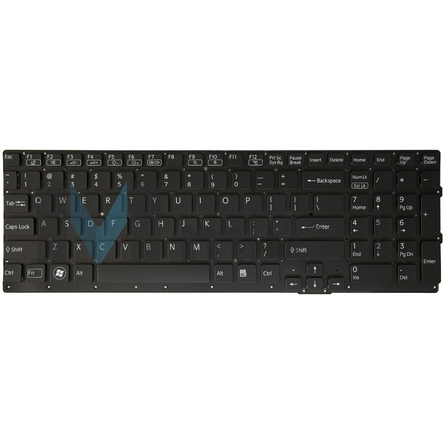 Teclado pra Sony Vaio compatível com 9Z.N6CBF.201 Layout US