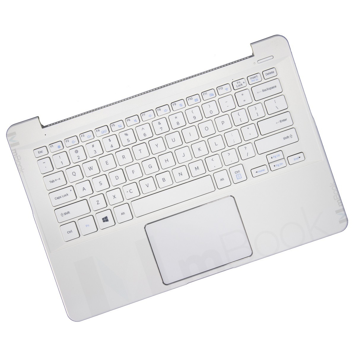 Teclado para Samsung NP910S3K branco com restpad, 