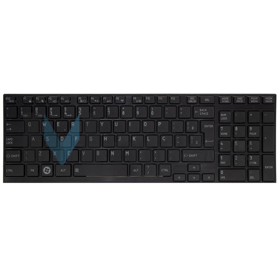 Teclado P/ Toshiba Satellite P755 Br Com Moldura