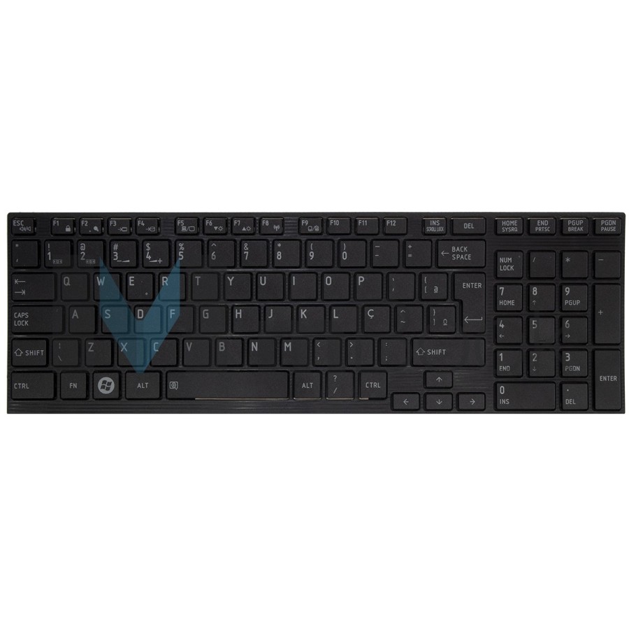 Teclado P/ Toshiba Satellite P755 Br Com Moldura