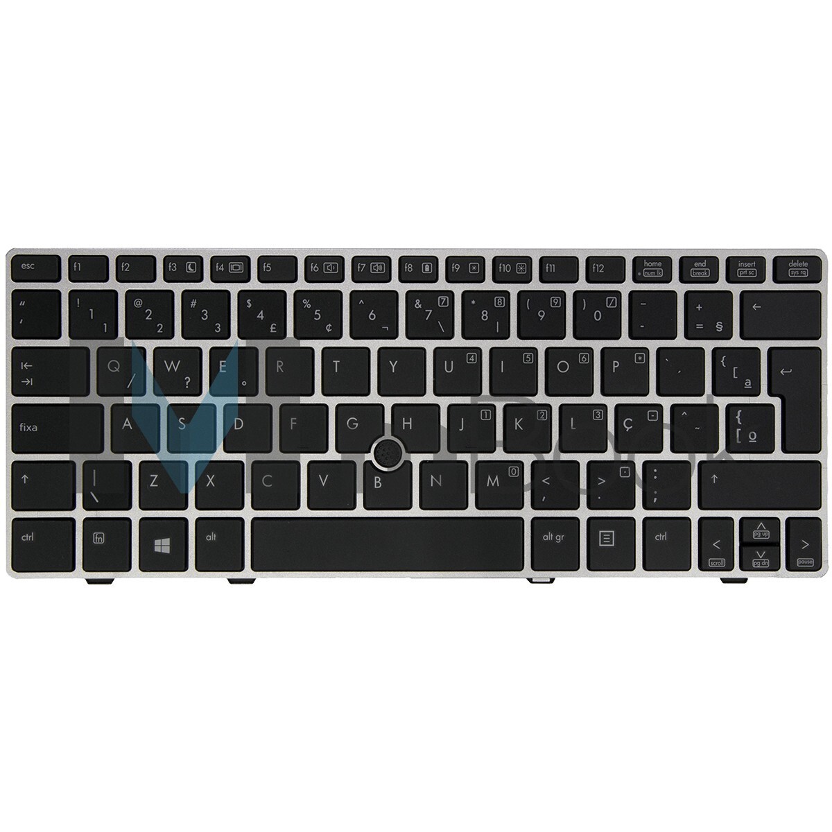 Teclado Hp Elitebook 6037b0055137 Sg-45200-3ea C PS FR Prata, 