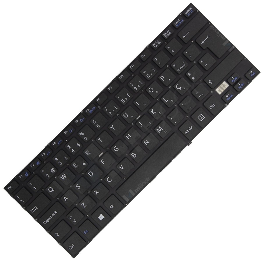 Teclado para Sony compatível com PN 149237791pt Layout PO
