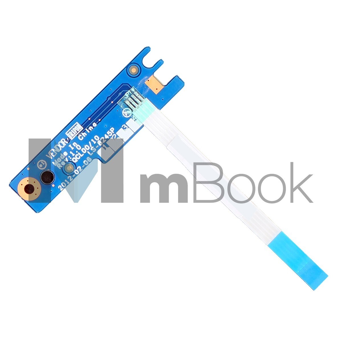 Placa Botão Power para Dell Inspiron 15r 5520 7520 Ls-8245p, 