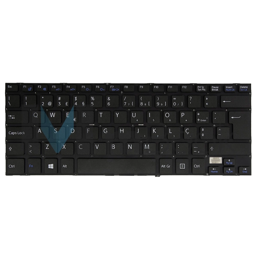 Teclado para Sony Vaio SVF14A16CXP Layout PO, 