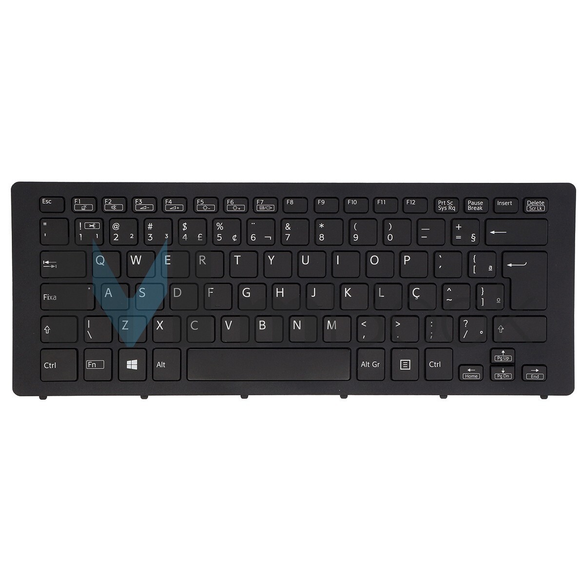 Teclado pra Sony VAIO SVF15N29SCS Layout BR, 