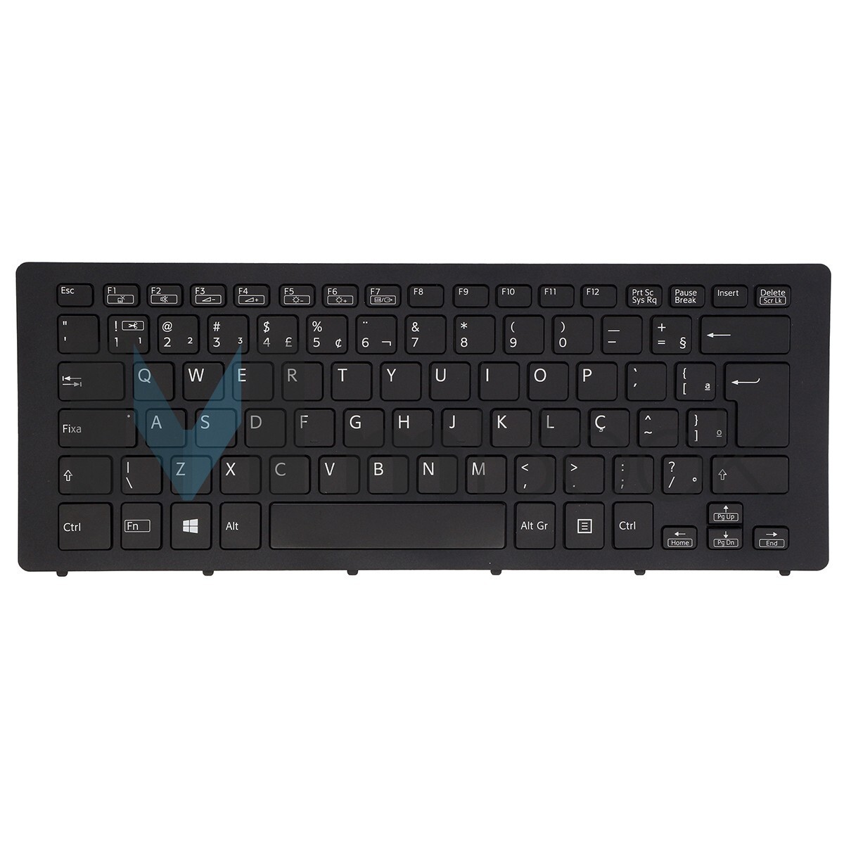 Teclado pra Sony VAIO SVF15N29SCB Layout BR, 