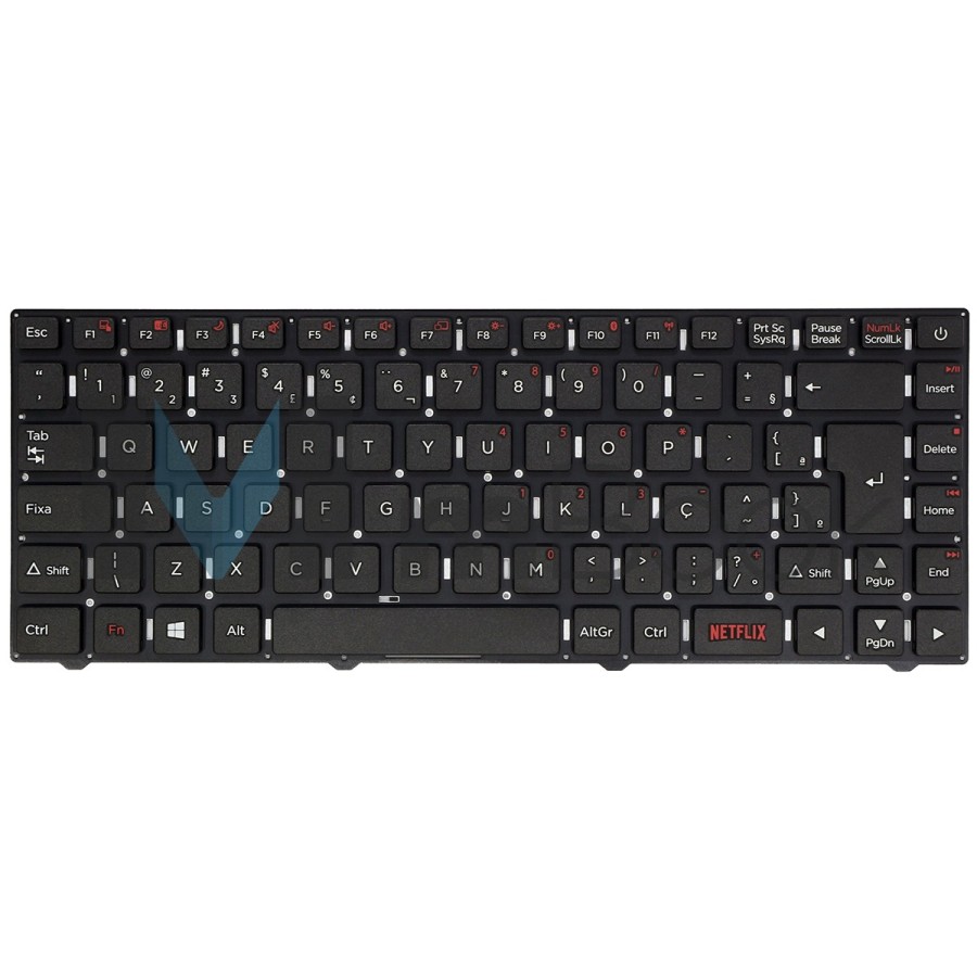 Teclado para Positivo compatível com PN mp-11j78pa-h77