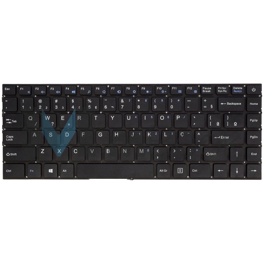Teclado para notebook compatível com PRIDE-K2790