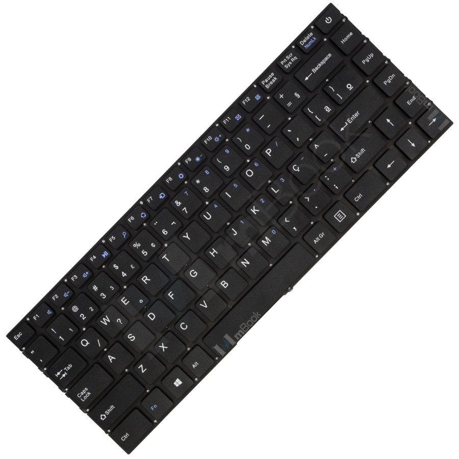 Teclado para notebook compatível com PN 343000075