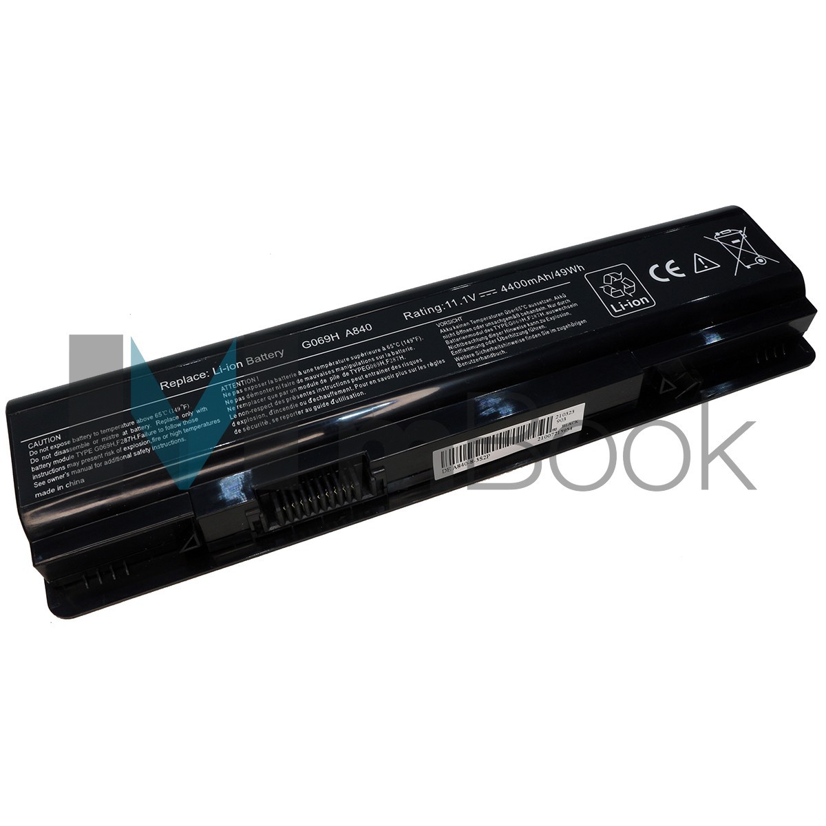 Bateria para Notebook Dell Vostro 1014 1015 1088 A840 A860, 