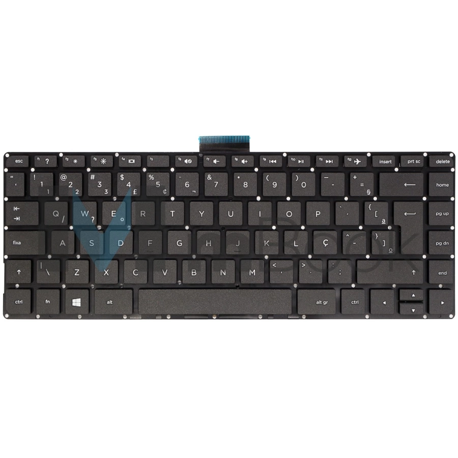 Teclado para HP Stream 14-ax100 Br 13-s192nr 13-s103br Ç, 