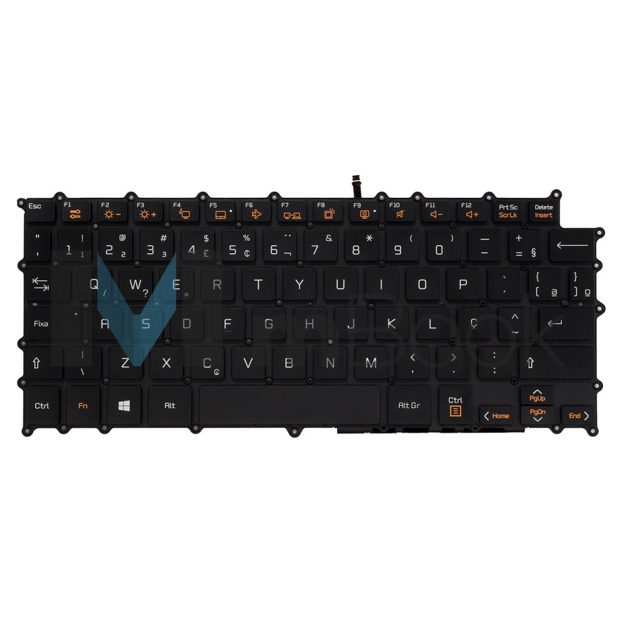 Teclado para LG compatível com PN SG-91020-40A Com Led