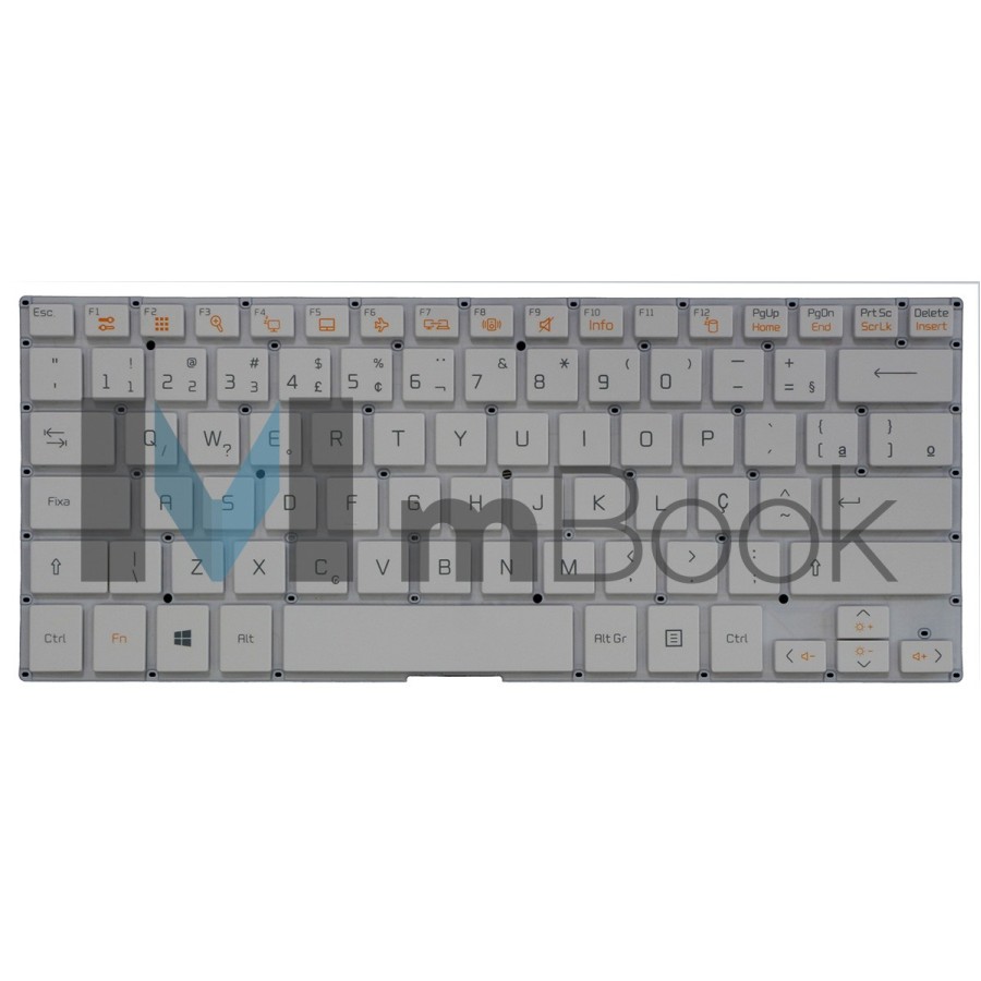 Teclado para LG compatível com PN LGM15C2, 