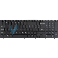 Teclado P/ Sony Vaio Sve1511nfxs Sve15138cxw Preto C/ Frame