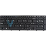 Teclado P/ Sony Vaio Sve1511nfxs Sve15138cxw Preto C/ Frame