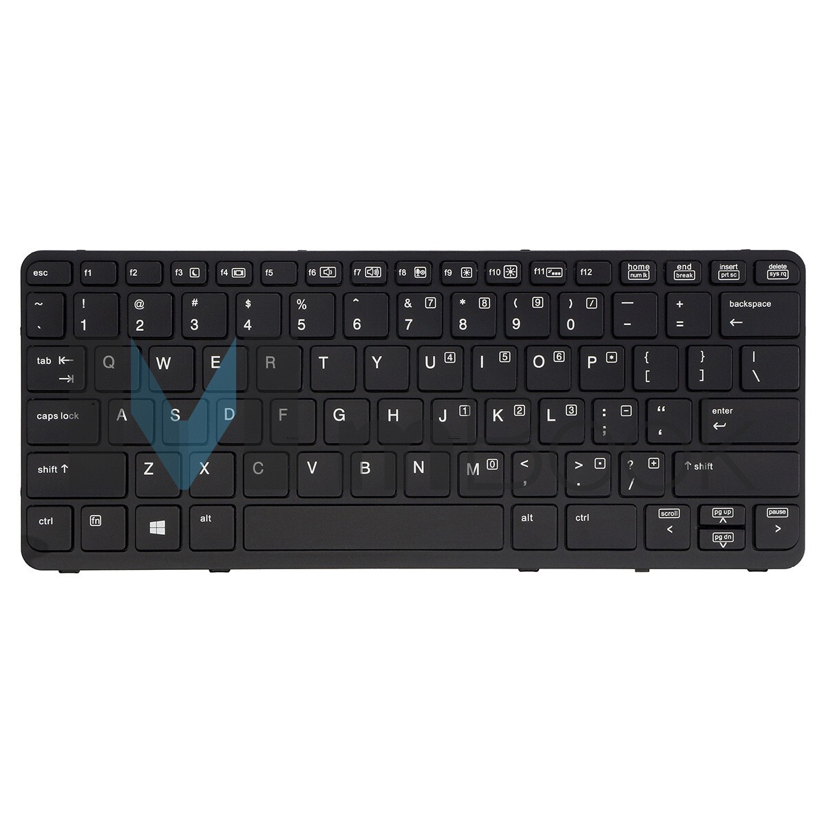 Teclado pra HP Elitebook compatível c/ 6037B0086601 com LED, 