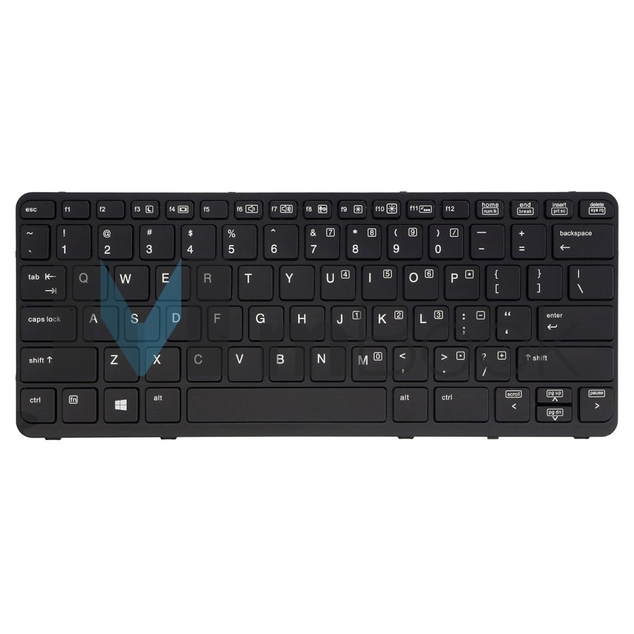 Teclado pra HP Elitebook compatível c/ 730541-001 com LED