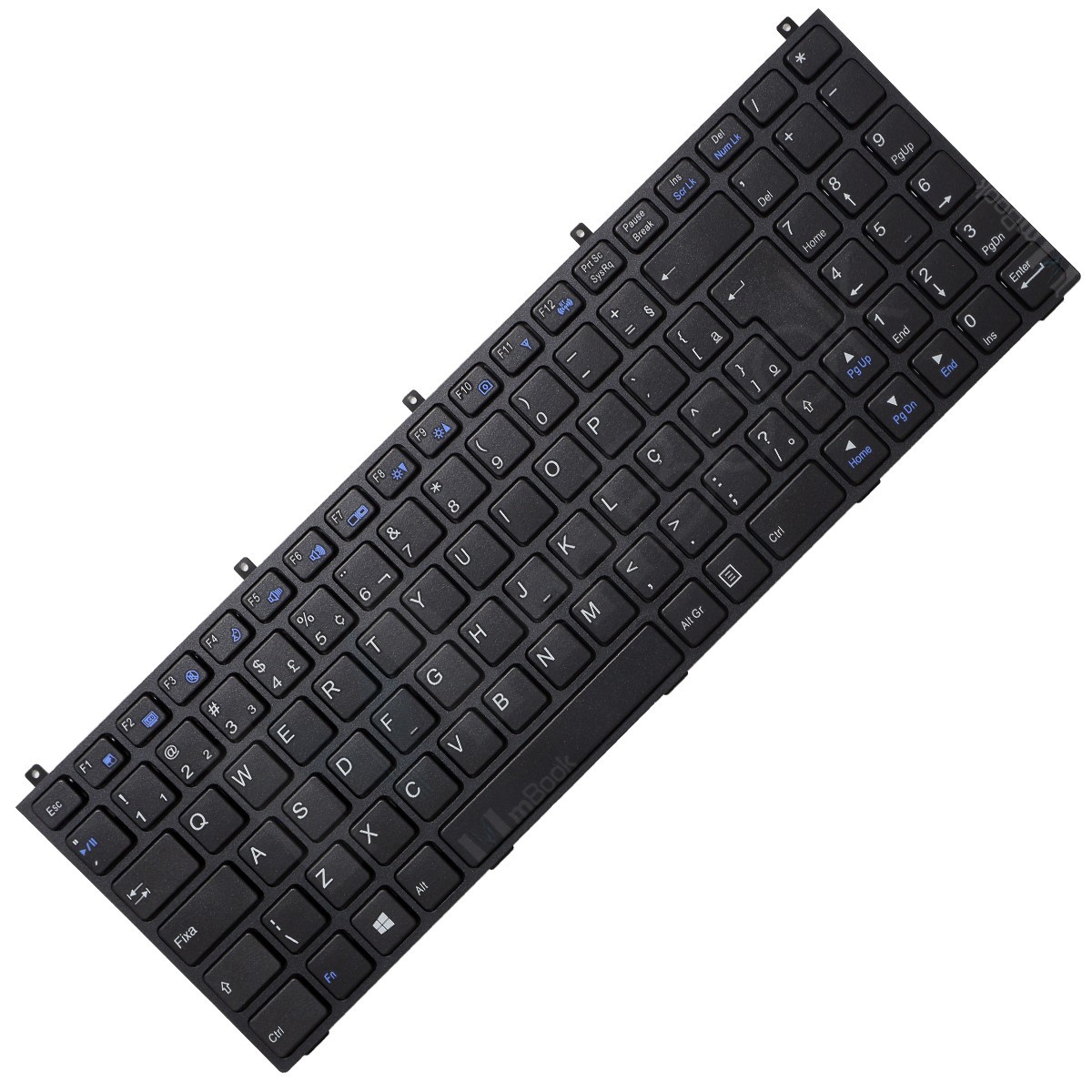 Teclado para Positivo Sim 2000 2500 Com Moldura Teclado para Positivo Sim 2000 2500 Com Moldura