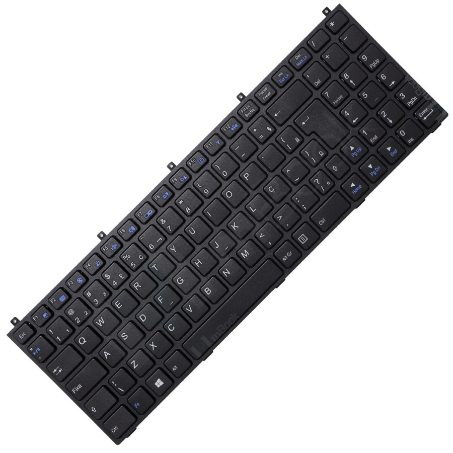 Teclado para Positivo Sim 2000 2500 Com Moldura