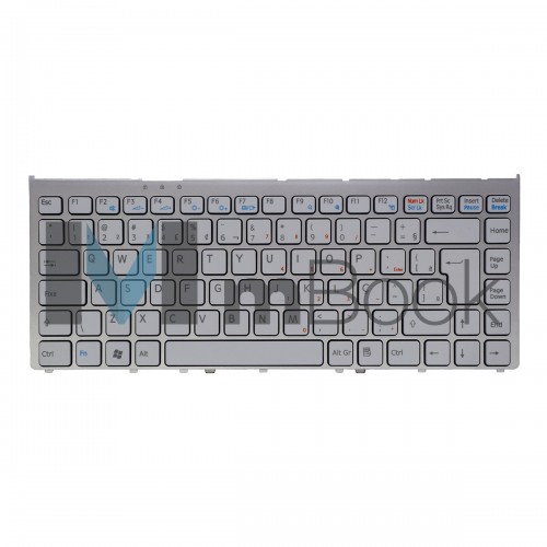 Teclado pra Sony compatível com PN 148084021 Frame Prata, 
