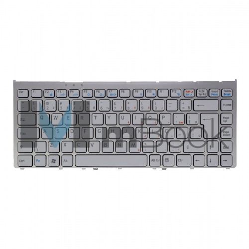 Teclado pra Sony compatível com PN 148084021 Frame Prata, 