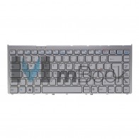 Teclado pra Sony compatível com PN 148084021 Frame Prata Teclado pra Sony compatível com PN 148084021 Frame Prata