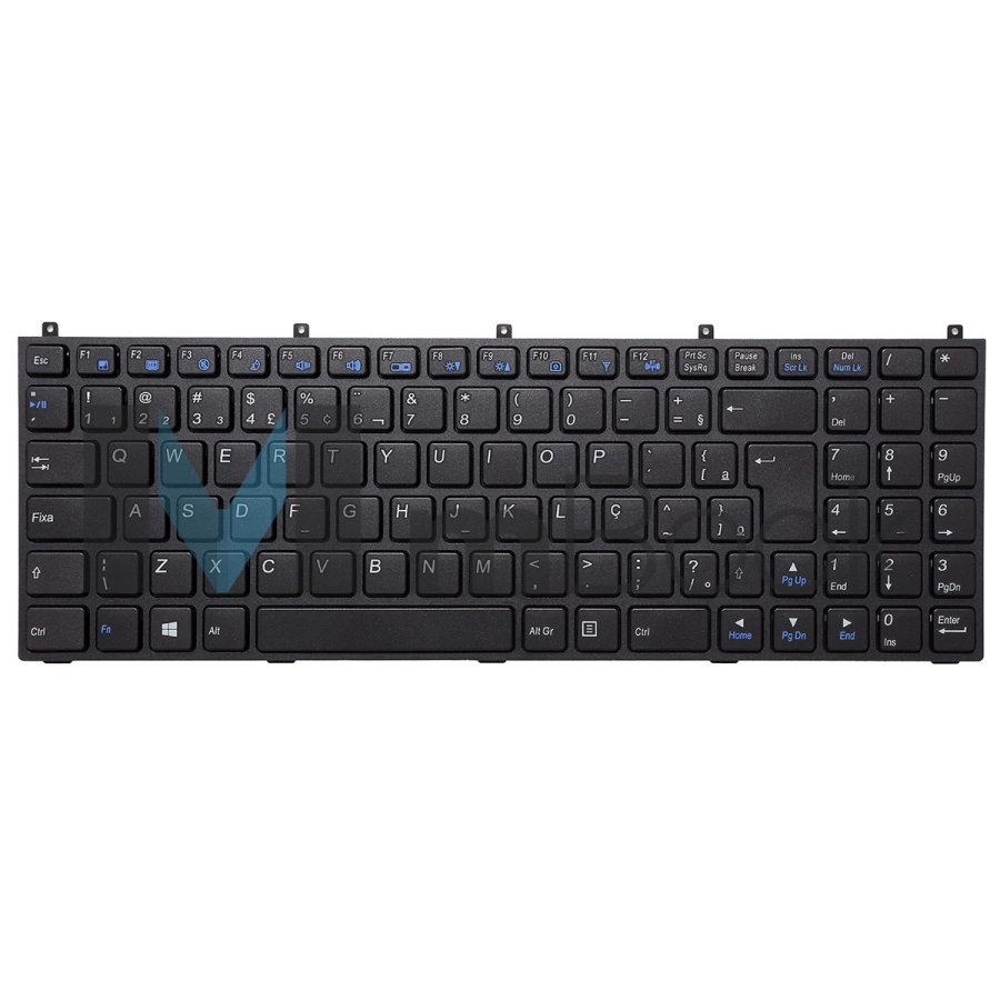 Teclado compatível com PN Mp-08j48pa-430 Com Moldura